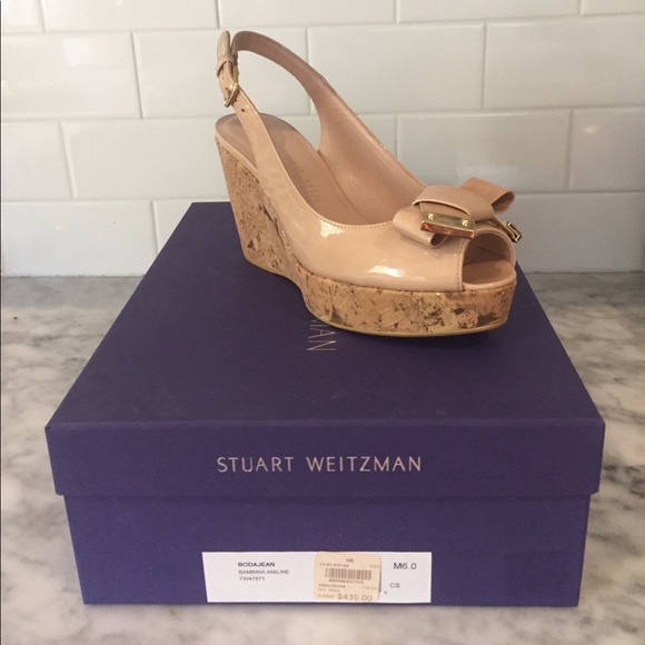 COPY - Stuart Weitzman Patent Leather Wedges - Picture 7 of 7